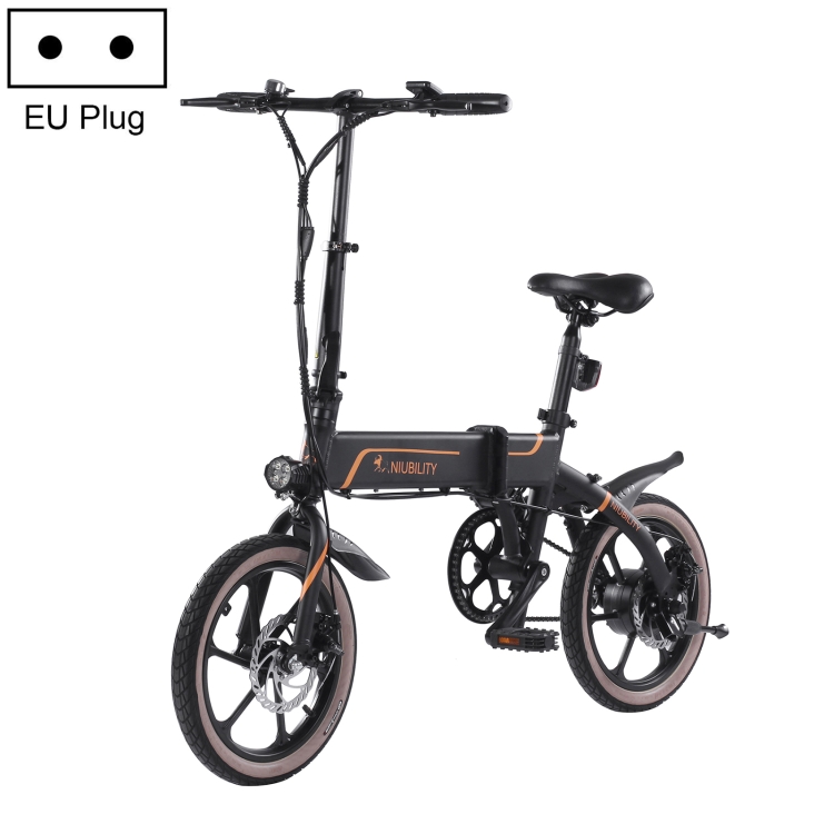 

[EU Warehouse] Niubility B16 10.4AH 350W Folding Electric Bicycle with 16 inch Tires, EU Plug(Black)
