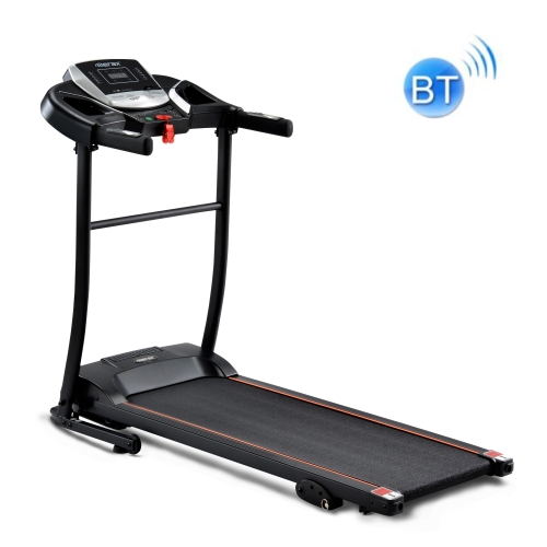 

[EU Warehouse] Merax Indoor Foldable Treadmills Support Downloadable APP & USB / AUX / Bluetooth Connectivity & LED Display(Black)
