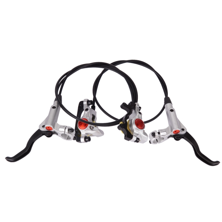 

ZTTO Mountain Bike Bicycle Hydraulic Brake Oil Brake, 1 Pair (Silver)