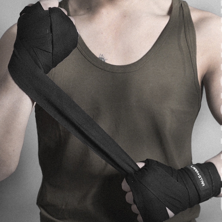 

BONSEM Training Boxing Bandage for Adults, Size: 2.5m (Black)