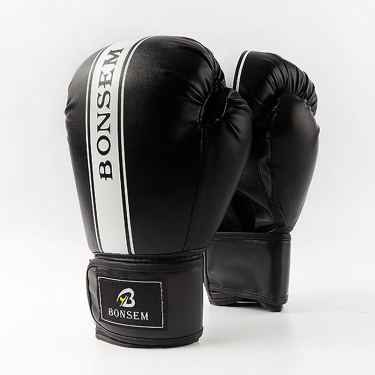 

BONSEM Training Boxing Taekwondo Gloves for Adults (Black)