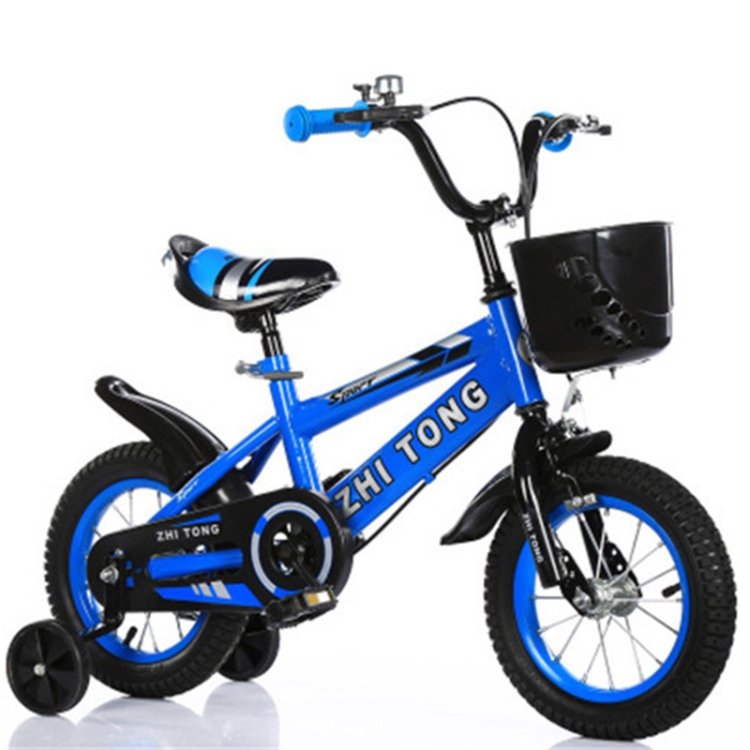 

14 inch Children Bicycle with Training Wheels (Blue)