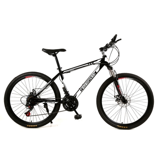 

26 inch Dual Disc Brake Variable Speed Mountain Bicycle (Black)