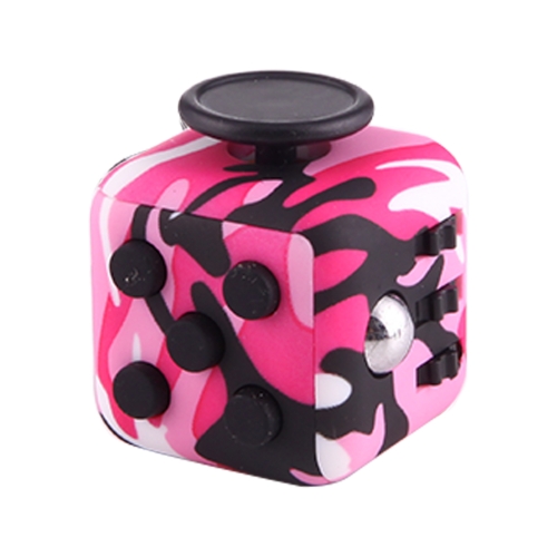 Puzzles Geduldspiele Clear Pink Fidget Toy Cube Anxiety Stress Relief Focus Attention Block Square Quickmood Ae