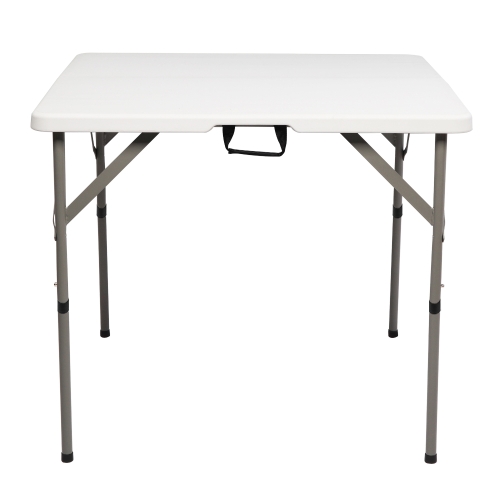 

[US Warehouse] Outdoor Plastic Foldable Square Table, Size: 86x86x74cm