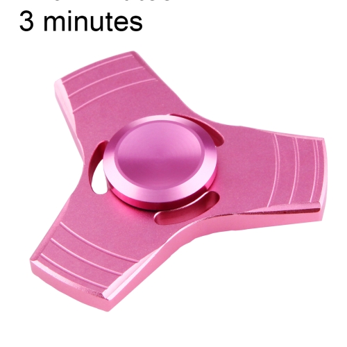 

Fidget Spinner Toy Stress Reducer Anti-Anxiety Toy for Children and Adults, 3 Minutes Rotation Time, Small Steel Beads Bearing + Aluminum Material, Three Leaves(Rose Gold)