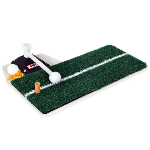 

PGM Golf 66 Grass Putting Mat Push Rod Trainer, Size: 48x23cm (White)