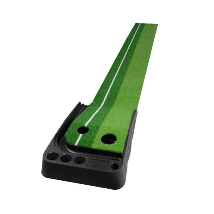 

PGM Golf Mini Putting Mat Push Rod Trainer 3m, without Auto Ball Return Fairway (Green)