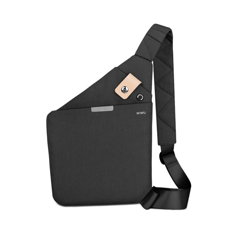 

WIWU Portable Waterproof Multi-functional Digital Accessories Cross Body Bag Storage Bag (Black)
