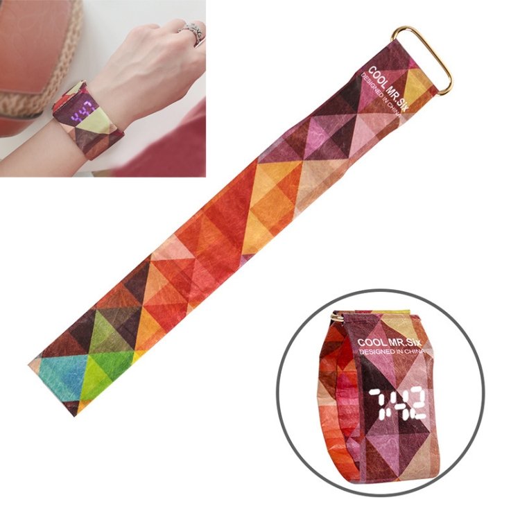 

Outdoor Waterproof LED Smart Paper Watch Creative Sports Couple Electronic Watch, Random Style Delivery