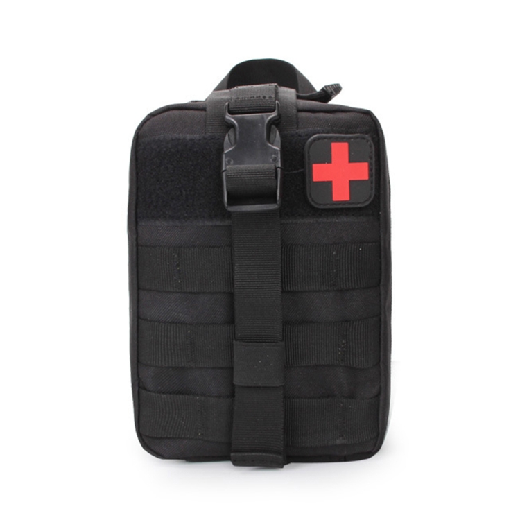 

Waterproof Oxford Cloth + Nylon Outdoor Travel Portable First Aid Kit(Black)