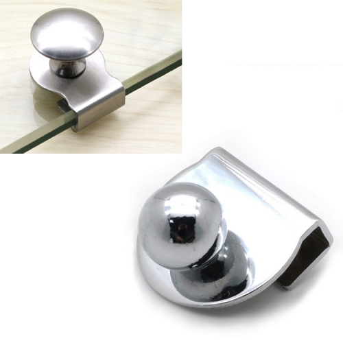 

3 PCS Zinc Alloy Bright Open Hole Free Glass Cabinet Door Handle, Size: L