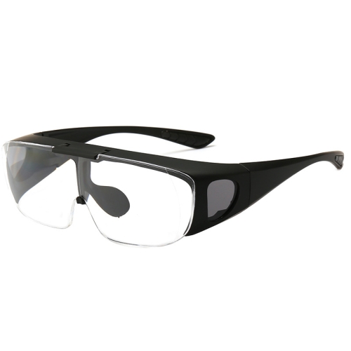 

Single Lens Magnifier Presbyopic Glasses Goggles 1.6 times + 250 Degrees with Turn-up Dual-purpose Function