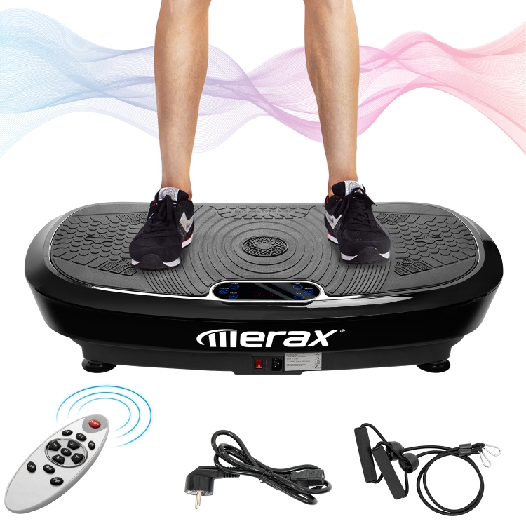 

[EU Warehouse] Merax 3D Rocker Vibration Technology Bluetooth Music Area 2 Powerful Motors Vibration Plate, EU Plug