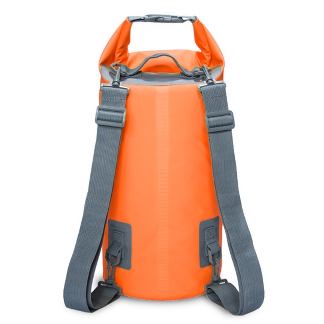 

Outdoor Waterproof Dry Dual Shoulder Strap Bag Dry Sack, Capacity: 10L (Orange)