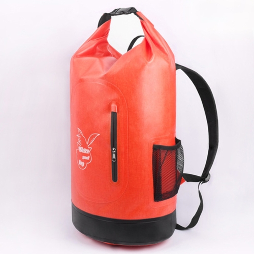 

Outdoor Waterproof Dry Dual Shoulder Strap Bag Dry Sack Trekking Backpack (Orange)