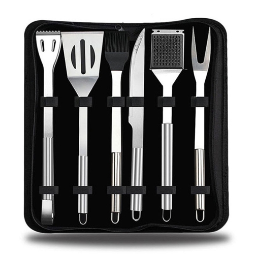 

6 in 1 Outdoor Tableware Set Camping Barbecue Tableware Picnic Tool Set