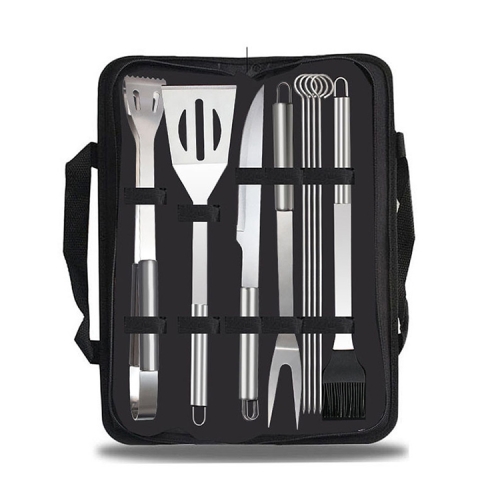 

9 in 1 Outdoor Tableware Set Camping Barbecue Tableware Picnic Tool Set