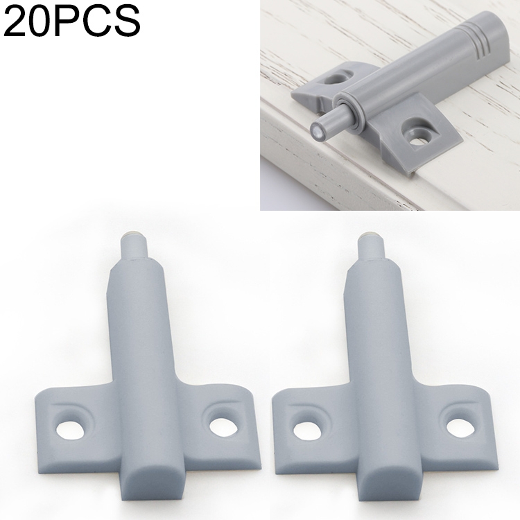 

20 PCS Aircraft Shape Back Buffer Cabinet Door Anticollision Damper Shock Absorber (Grey)