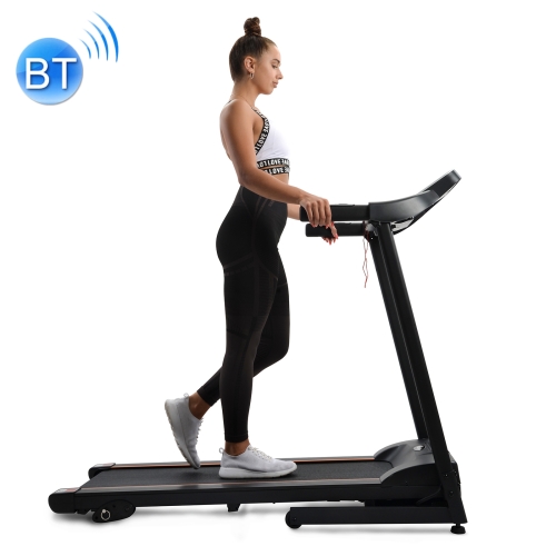 

[EU Warehouse] Merax 2.5PS Folding Silent Treadmill Household Jogging Fitness Machine with 12 Exercise Programs & Speaker & LED Display & Bluetooth & Phone Holder