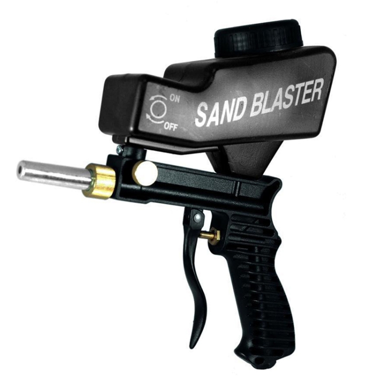 

Portable Black Gravitational Sandblasting Machine Mini Rust-proof Sandblaster