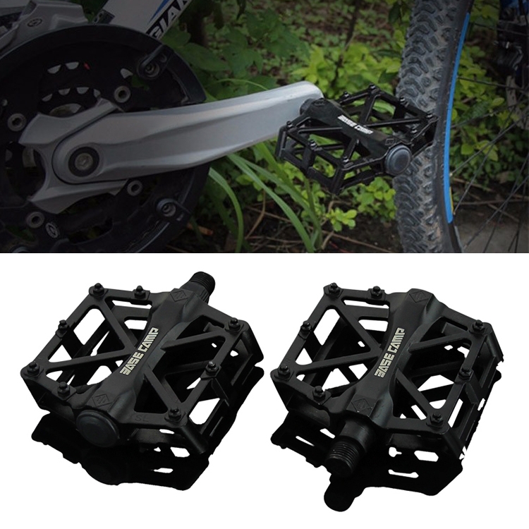 

BaseCamp BC-671 Aluminum Alloy Pedal Non-slip Comfortable Bicycle Pedal (Black)