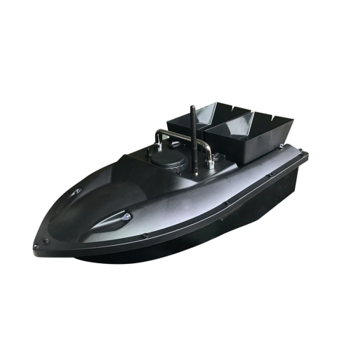 

D13C Multi-function Double Warehouse Remote Control Nesting Ship Fishing Bait Boat (Black)