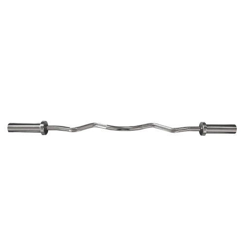 

[US Warehouse] 47 inch Curved Bar Barbell Bar Load-bearing: 500lb