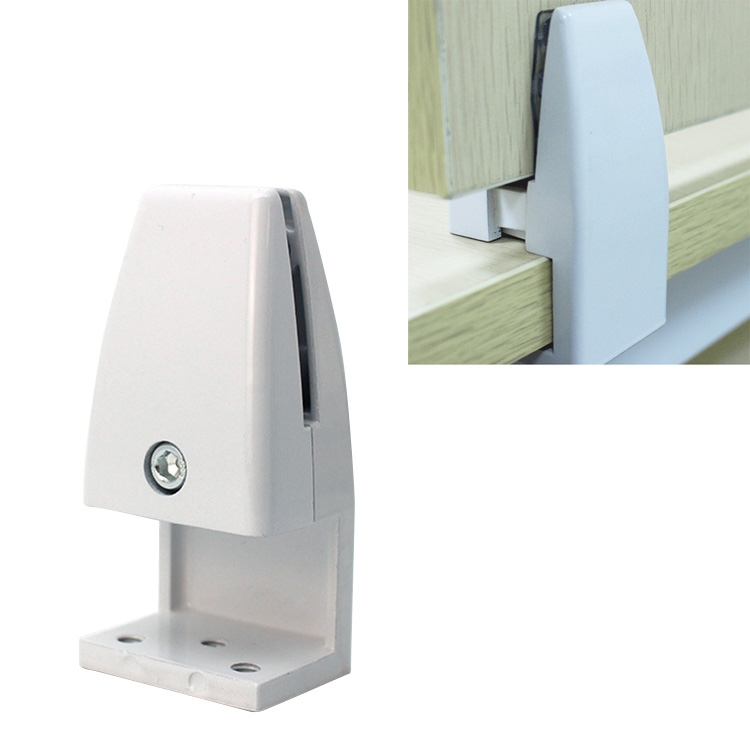 

3 PCS L Shape Aluminum Alloy Office Desktop Screen Fixing Clip Partition Clip (White)