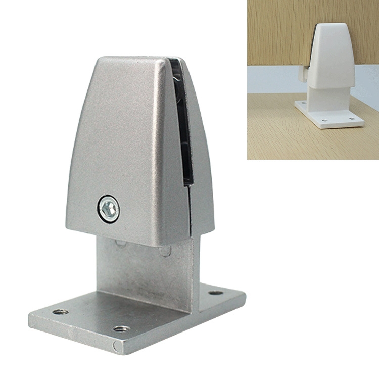 

3 PCS T Shape Aluminum Alloy Office Desktop Screen Fixing Clip Partition Clip (Silver)