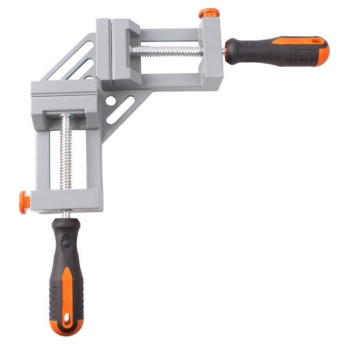 

Aluminum Alloy Right Angle Clamp Woodworking Tools Jigs Double Handle 90 Degree Right Angle Clips Quick Corner Clamps