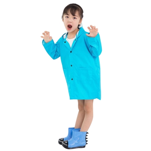 

Cartoon Dinosaur Children Fashion Raincoat Size: XXL (Blue)