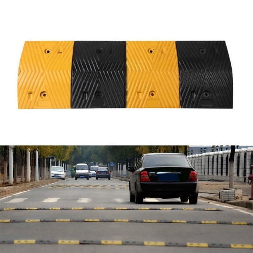 

Herringbone Rubber Speed Bump, Size: 100x35x4cm