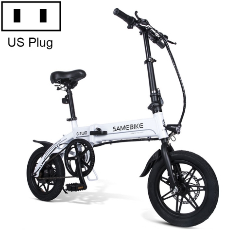 

[US Warehouse] YINYU14 Standard 14 Inch 250W OEM Process 36V Lithium Battery Folding Electric Bicycle(White)