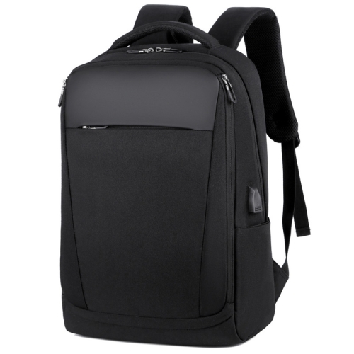 

OUMANTU 1116 Nylon Business Casual Shoulders Bag Laptop Backpack(Black)