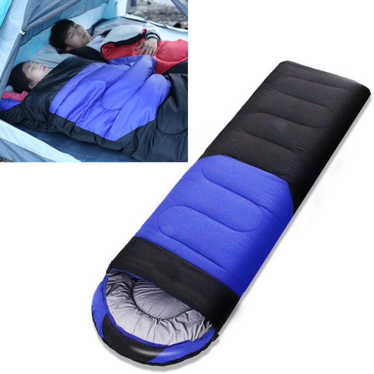 

Outdoor Camping Sleeping Bag Splicing Indoor Cotton Sleeping Bed, Size: 210x80cm, Weight: 1.6kg (Blue)