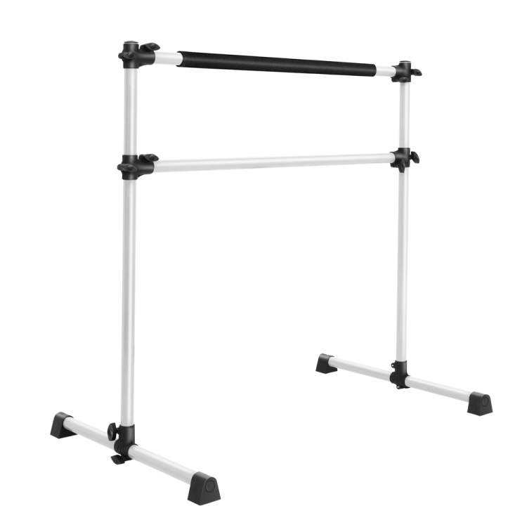 

[US Warehouse] Double-Decked Liftable Home Dance Studio Ballet Pole Yoga Stretching Fitness Dance Pole, Size: 123x71x120cm (White)