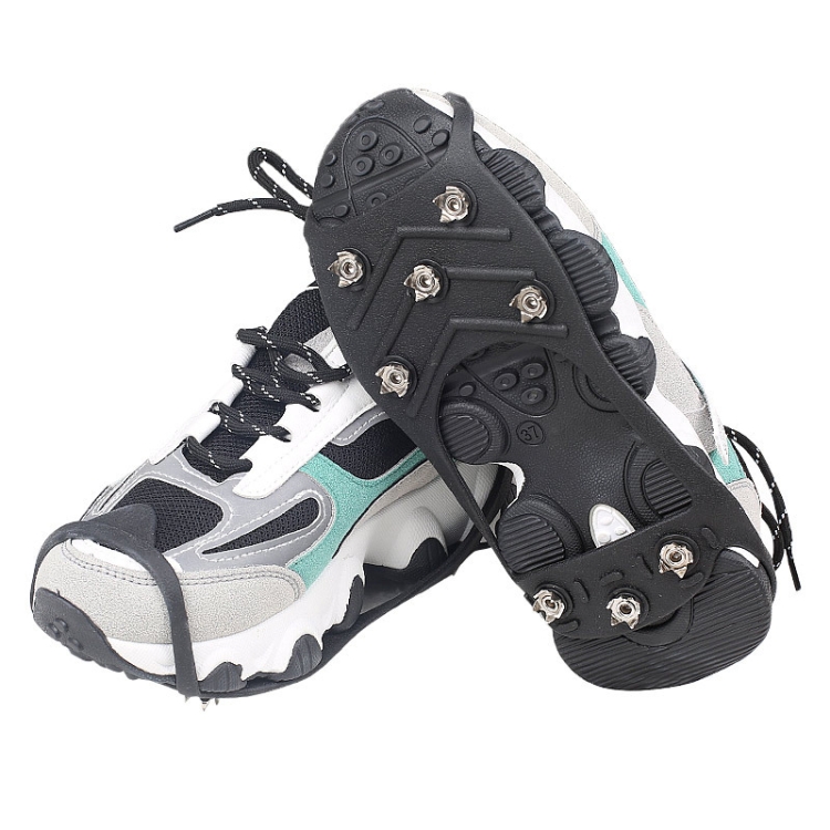 

1 Pair 011 8-teeth Outdoor Snow Ice Ground Anti-slip Crampons Shoe Cover, Size:L (255-275mm)
