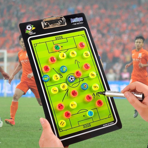 

PVC Magnetic Football Coach Tactical Command Board with Pen and Eraser
