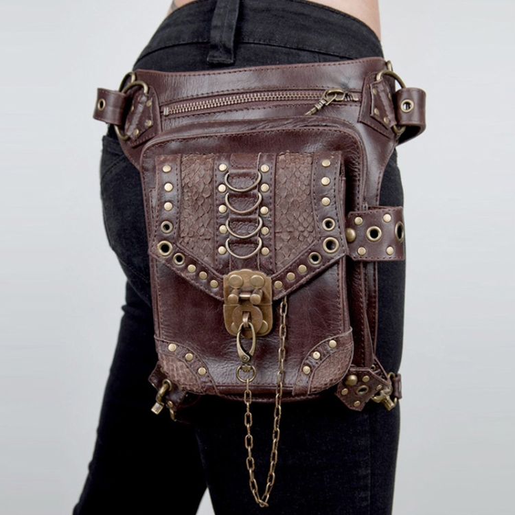 

HG043 Punk Style Cross-body Bag Mini Travel Waist Bag for Ladies
