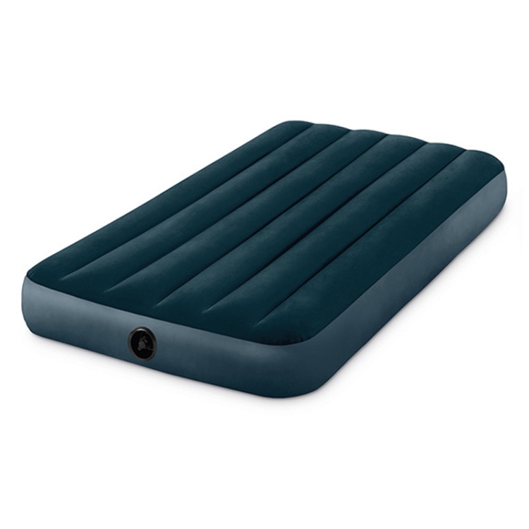 

Intex 64732 Outdoor Camping Flocking Air Inflatable Mat Moisture-proof Cushion Mattress Sleeping Pad, Single, Size: 191x99x25cm