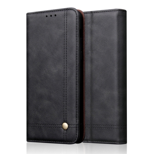 

Casual Style Retro Crazy Horse Texture Horizontal Flip Leather Case for OnePlus 7, with Card Slots & Holder & Wallet (Black)