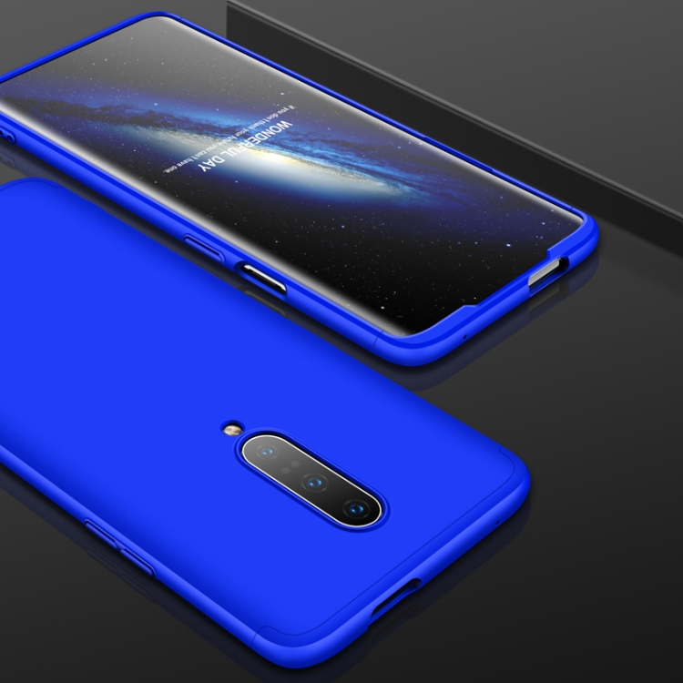 

GKK Three Stage Splicing Full Coverage PC Case for OnePlus 7 Pro(Blue)