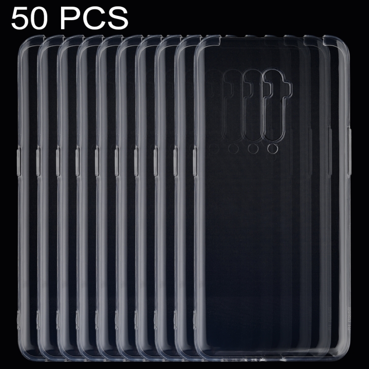 

50 PCS 0.75mm Ultrathin Transparent TPU Soft Protective Case for OPPO Reno 10x Zoom