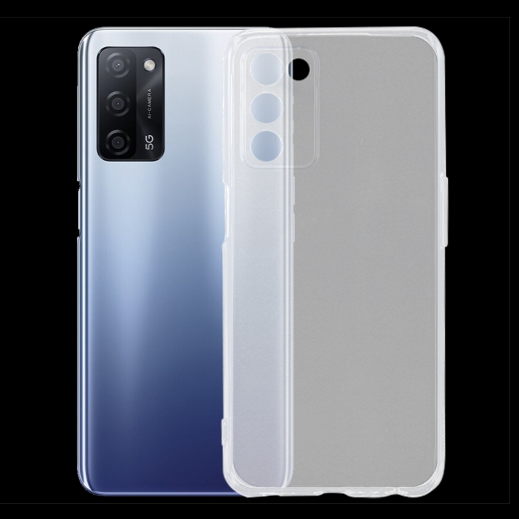 

For OPPO A55 5G 0.75mm Ultra-thin Transparent TPU Soft Protective Case (Transparent)