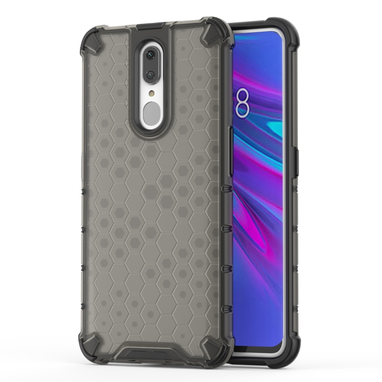 

Honeycomb Shockproof PC + TPU Case for OPPO F11(Black)