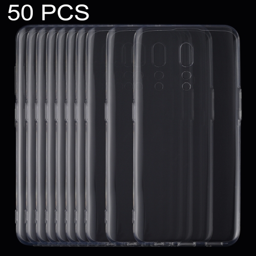 

50 PCS 0.75mm Ultrathin Transparent TPU Soft Protective Case for OPPO Reno Z