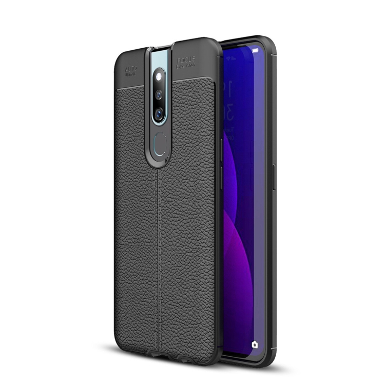 

Litchi Texture TPU Shockproof Case for OPPO F11 Pro (Black)