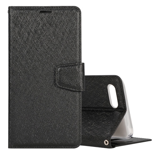 

Silk Texture Horizontal Flip Leather Case for OPPO A5s (AX5s), with Holder & Card Slots & Wallet & Photo Frame (Black)
