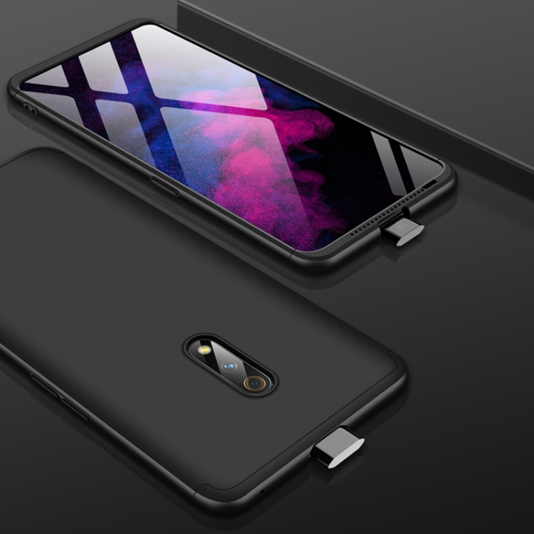 

GKK Three Stage Splicing Full Coverage PC Case for OPPO Realme X(Black)